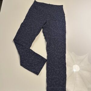 Lululemon align high rise leggings size 4-formation blue camo shade multi